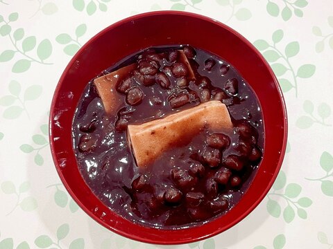 ヘルシーな豆腐しるこ